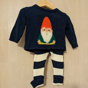 Hanna Andersson Gnome sweater set